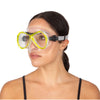 Snorkeling Mask Capri Slt Clear-Yellow Seac 9419Y