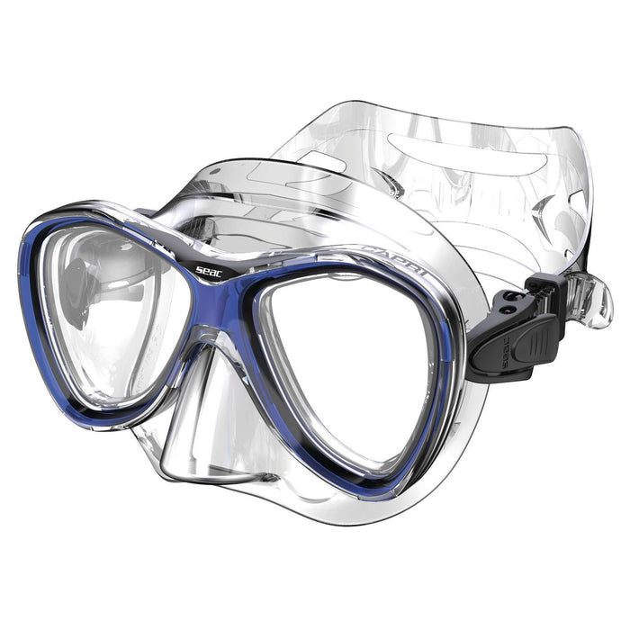 Snorkeling Mask Capri Clear-Blue Seac 9420B