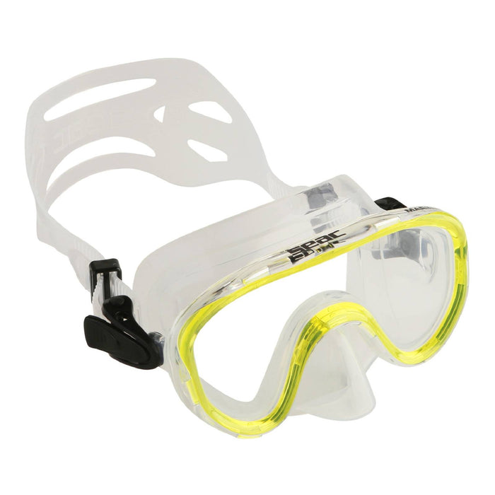 Snorkeling Mask Marina Kids Clear-Yellow Seac 9426Y