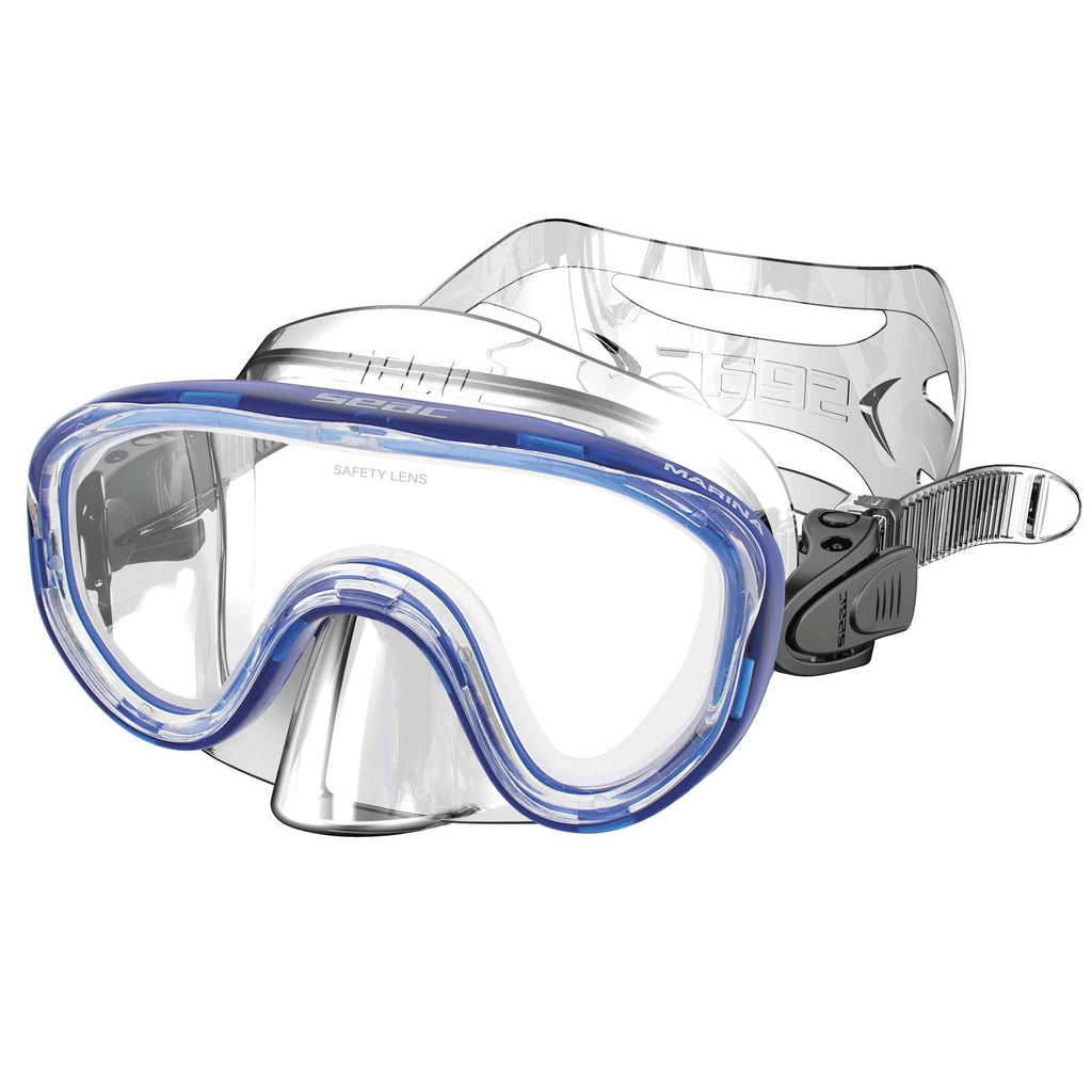 Snorkeling Mask Marina Kids Slt Clear-Blue Seac 9428B
