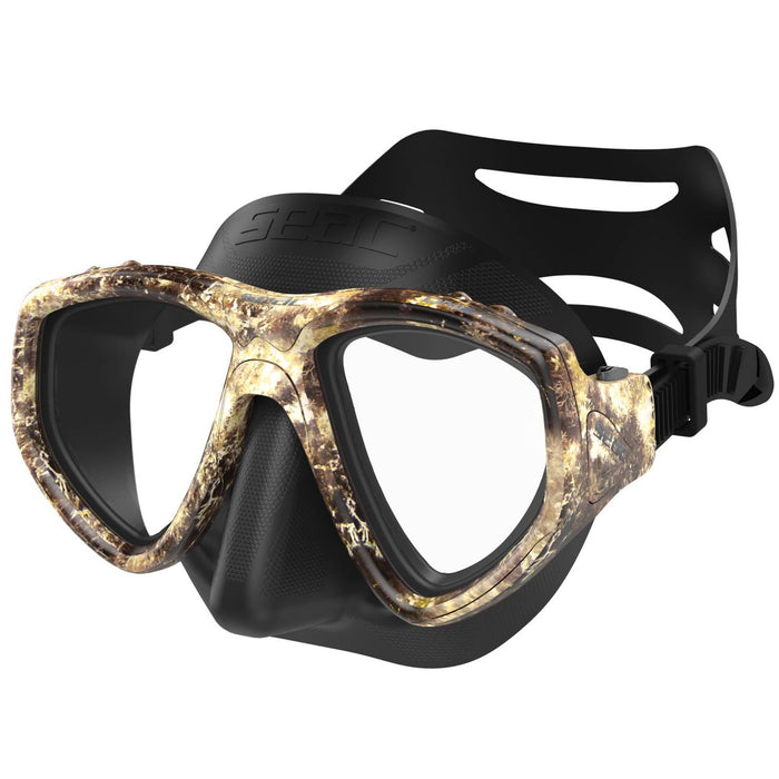 Freediving and Spearfishing Mask One Camo Seac 9449K