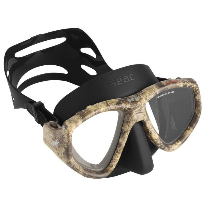 Freediving and Spearfishing Mask One Camo Seac 9449K