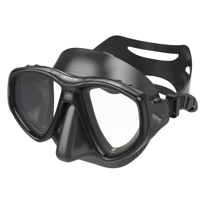 Diving Snorkeling Mask One Black Seac 9449N