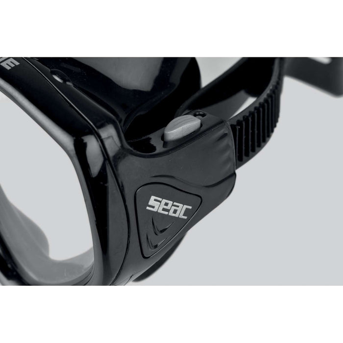 Diving Snorkeling Mask One Black Seac 9449N