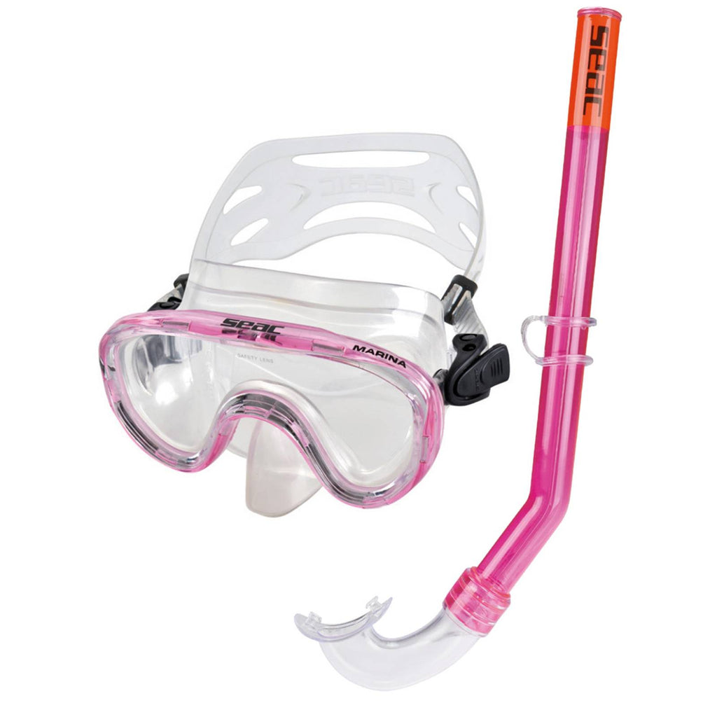 Snorkeling Set Marina Slt Z Piccolo Clear-Pink Seac 9468P