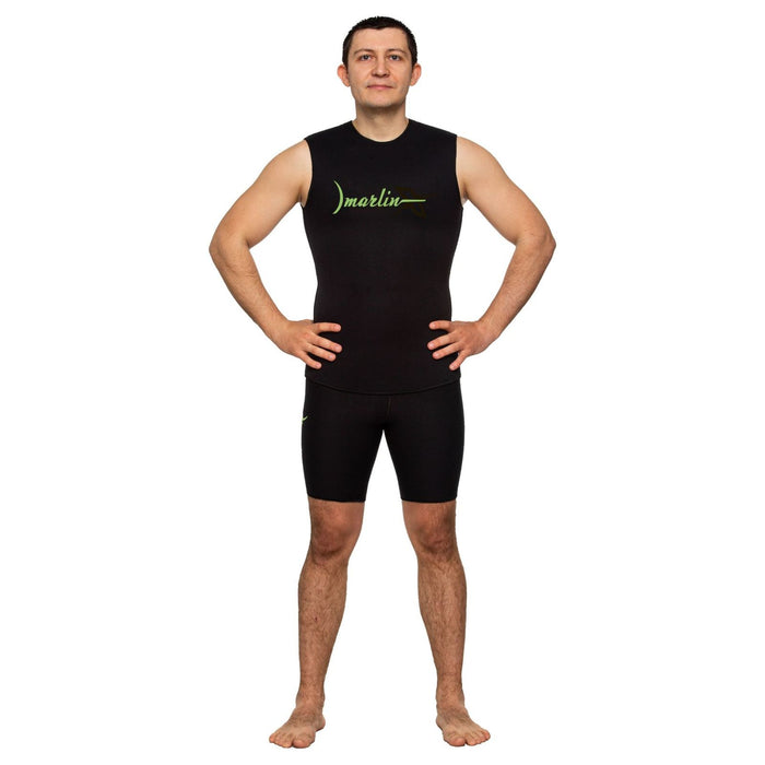 Neopreen Snorkelvest Open Cell Man 3mm Zwart Maat XXL Marlin 9894