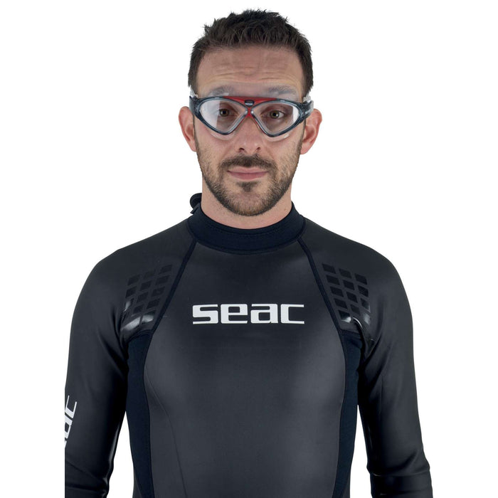 Swimming Mask Vision Hd Clear-Red Seac 9908R