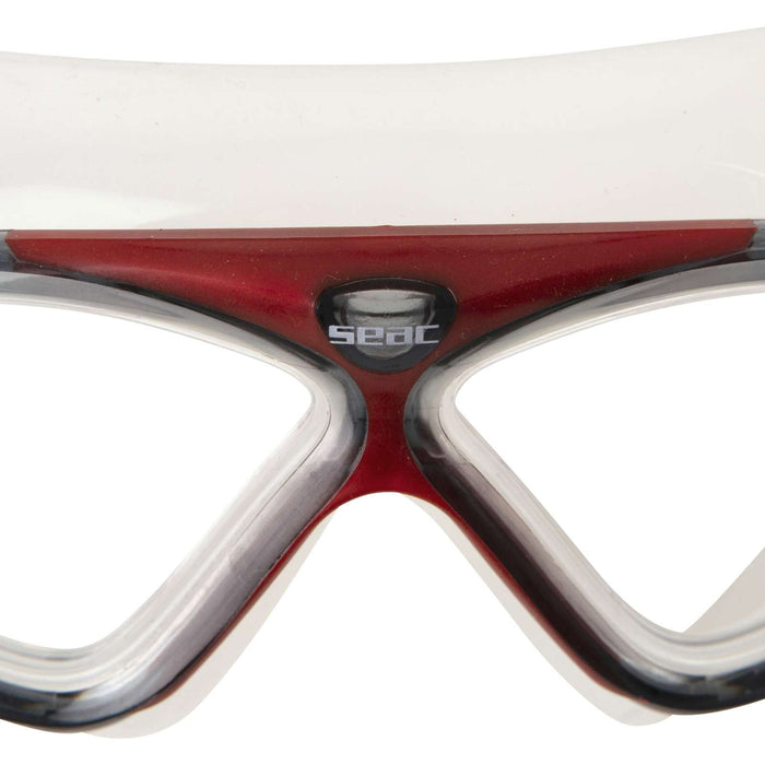 Swimming Mask Vision Hd Clear-Red Seac 9908R