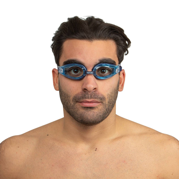 Swimming Goggles Jump Blue Light-Blue Lenses Seac 9913B
