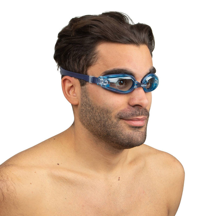 Swimming Goggles Jump Blue Light-Blue Lenses Seac 9913B