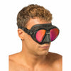 Diving Silicone Mask Zeus Black-Orange Lenses Cressi DS4750509