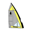 Vela Windsurfer LT Giallo-Grigio 5,7 Exocet AR01108