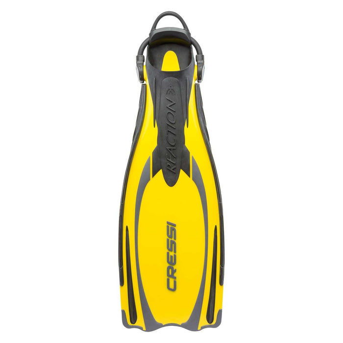 Fins de buceo Reaction Ebs Amarillo-Plata M-L-EU 42-45-UK 7-10 Cressi BE091042