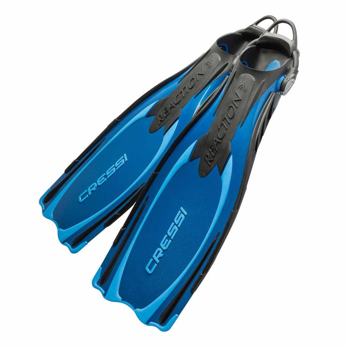 Fins de buceo Reaction Ebs Aqua-Azul L-XL-EU 45-47-UK 10-12 Cressi BE092044