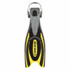 Aletas de buceo Frog Plus Negro-Amarillo L-XL-EU 45-47-UK 9-12 Cressi BF205144
