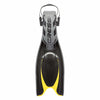 Aletas de buceo Frog Plus Negro-Amarillo L-XL-EU 45-47-UK 9-12 Cressi BF205144
