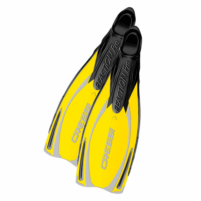 Diving Fins Reaction Pro Yellow-Grey EU 46-47-UK 11-12 Cressi BG191046