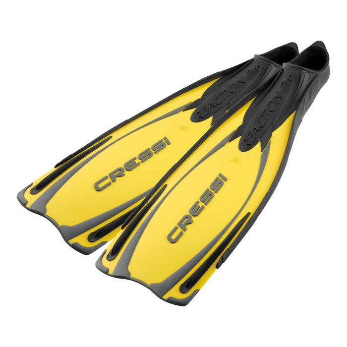 Diving Fins Reaction Pro Yellow-Grey EU 46-47-UK 11-12 Cressi BG191046