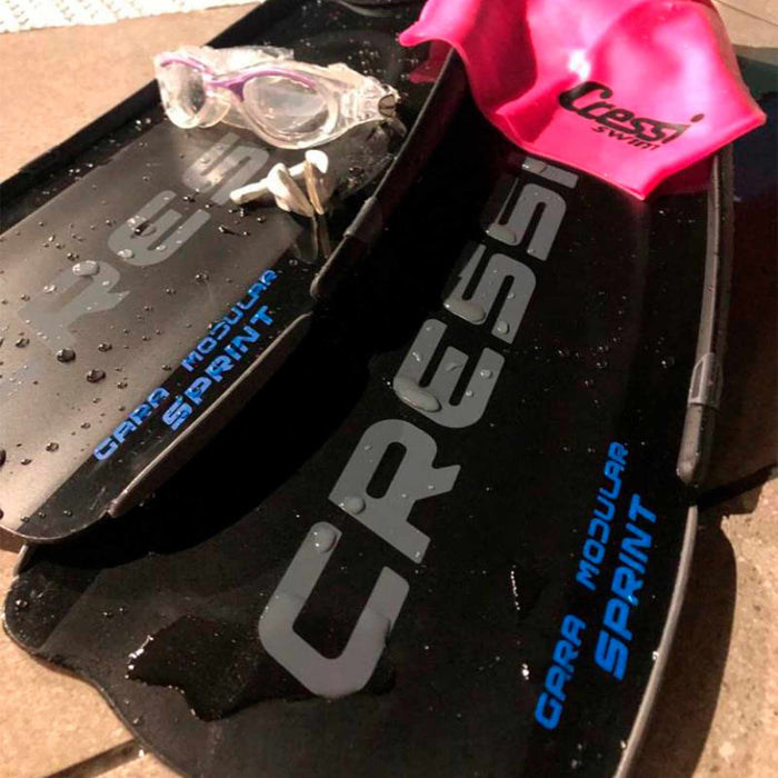 Freediving Fins Gara Modular Sprint Blue EU 46-47-UK 11-12 Cressi BH082046