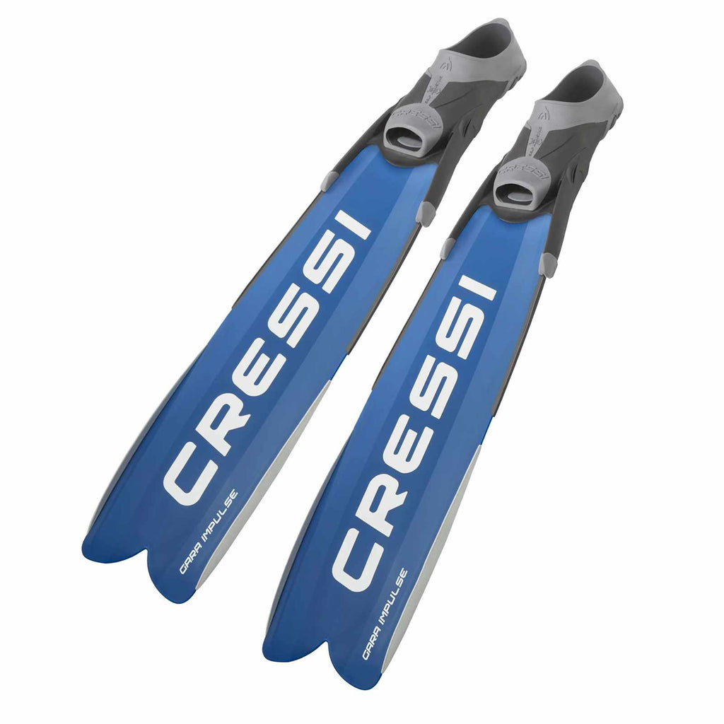 Freediving Fins Gara Turbo Impulse Blue EU 44-45-UK 10-10,5 Cressi BH152044