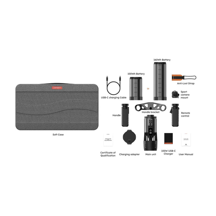 Underwater Scooter P1 Dual Set Black Lefeet C041022_2