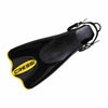 Snorkeling and Swimming Fins Palau Saf Black-Yellow EU 35-38 Cressi CA135135