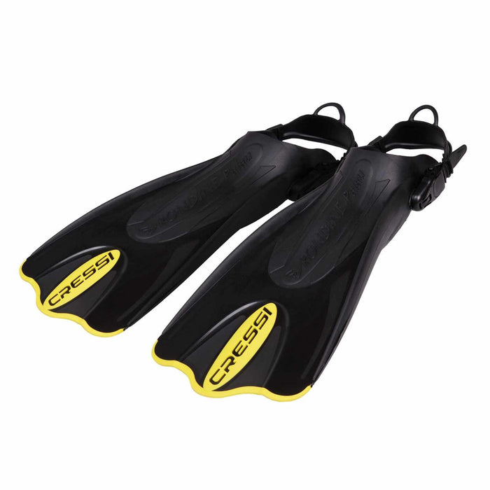 Snorkeling and Swimming Fins Palau Saf Black-Yellow EU 41-44 Cressi CA135141
