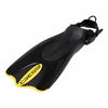Snorkeling and Swimming Fins Palau Saf Black-Yellow EU 41-44 Cressi CA135141