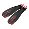 Snorkeling and Swimming Fins Maui Black-Red M-L Cressi CA155841
