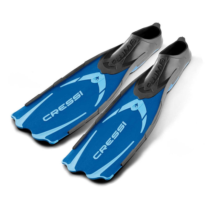 Snorkeling and Swimming Fins Pluma Blue EU 39-40-UK 5,5-6,5 Cressi CA172039