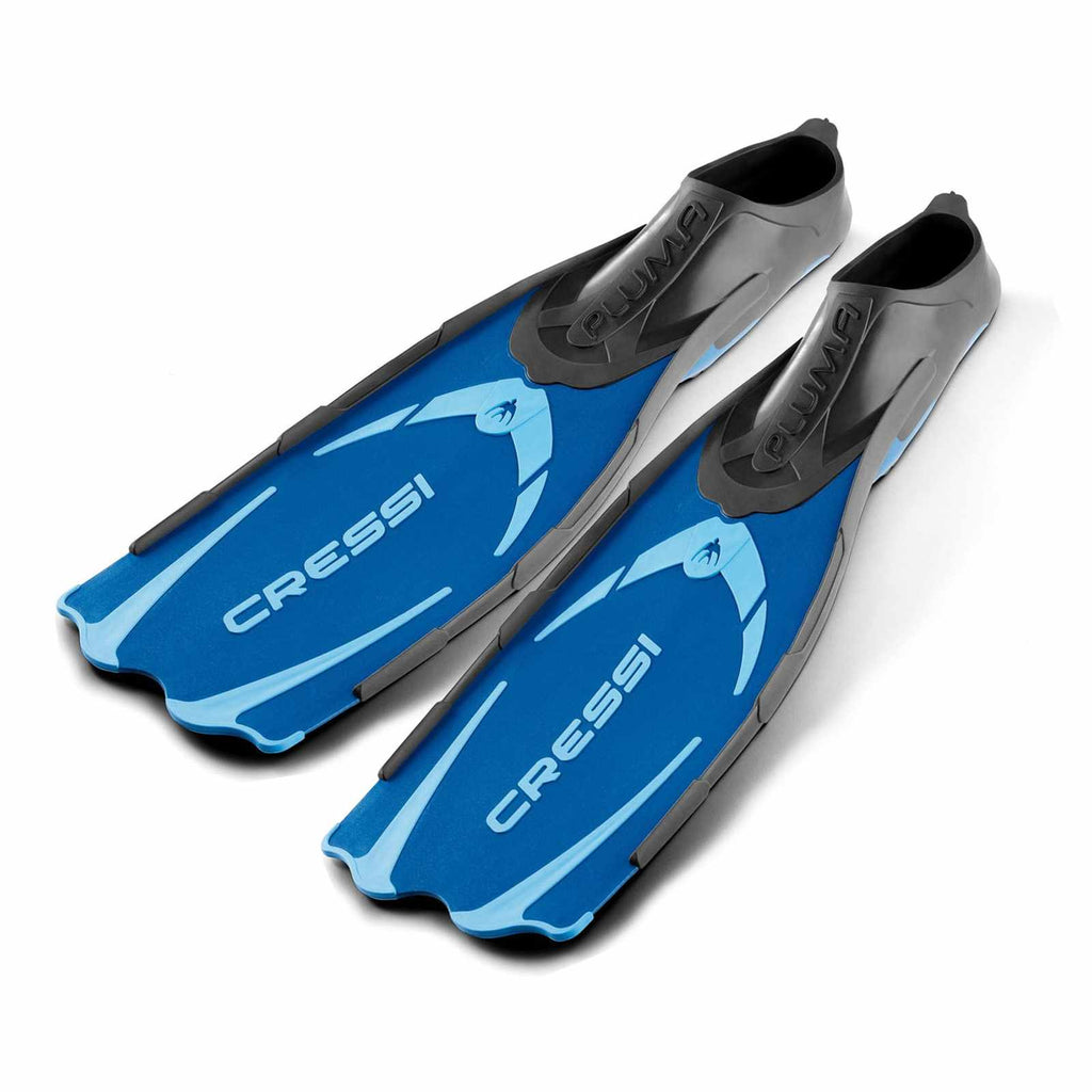 Snorkeling and Swimming Fins Pluma Blue EU 43-44-UK 8,5-9,5 Cressi CA172043