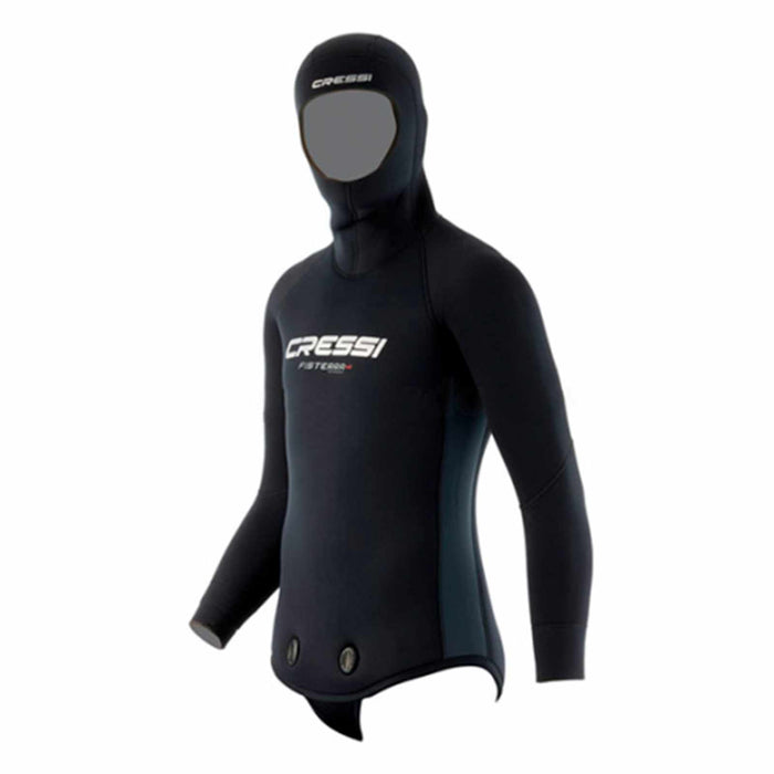 Wetsuit Top Fisterra Lc 9mm Black L-4 Cressi CLK489904CH
