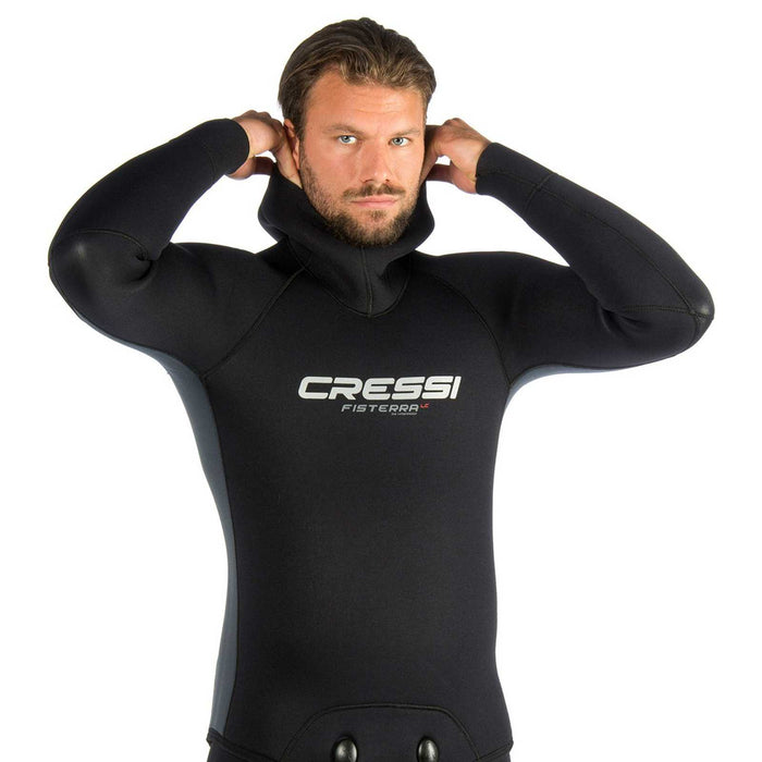Wetsuit Top Fisterra Lc 9mm Black XXL-6 Cressi CLK489906