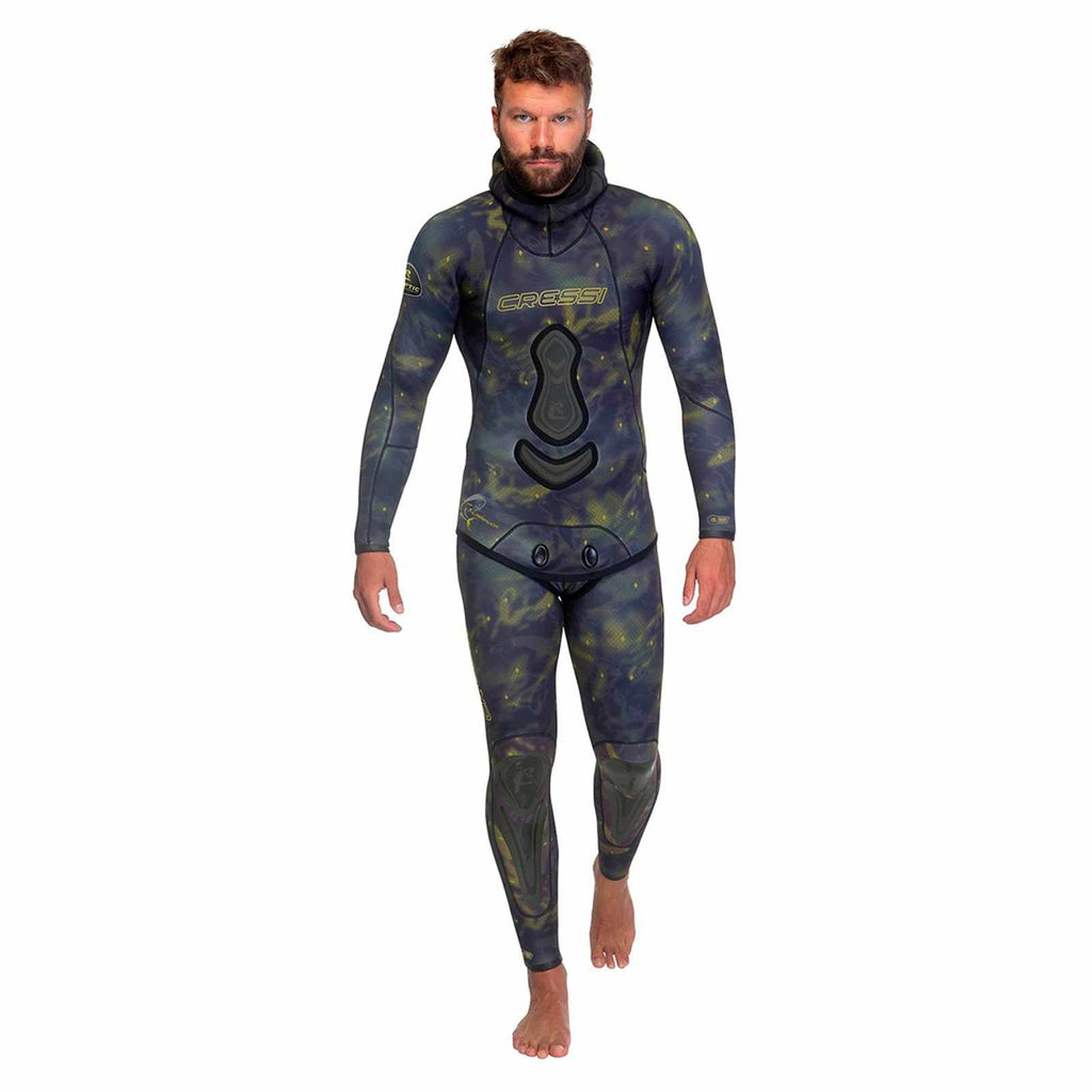 Fishing Wetsuit Lampuga Ultraspan Man 5mm Camo XXL-6 Cressi LU490106