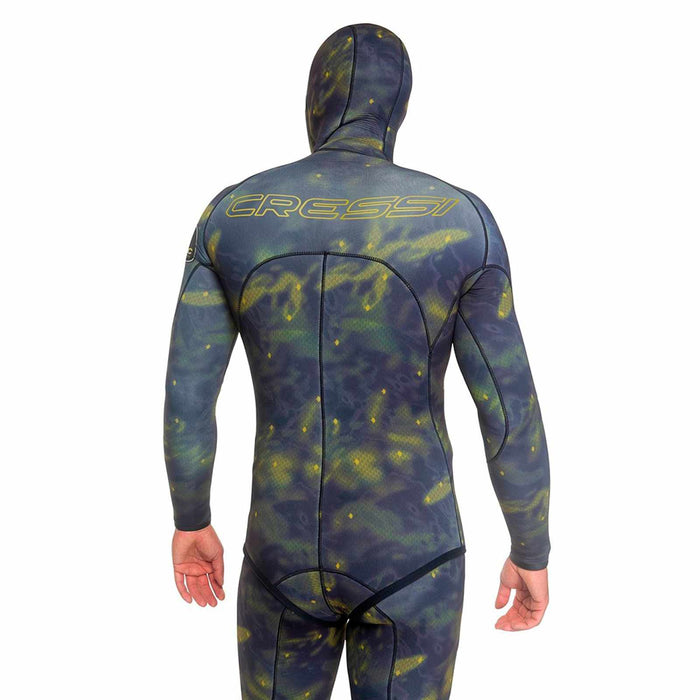 Fishing Wetsuit Lampuga Ultraspan Man 5mm Camo XXL-6 Cressi LU490106