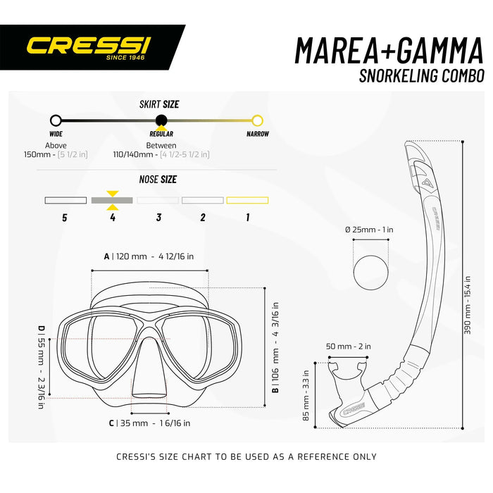 Snorkeling Kit Marea Vip Cressi