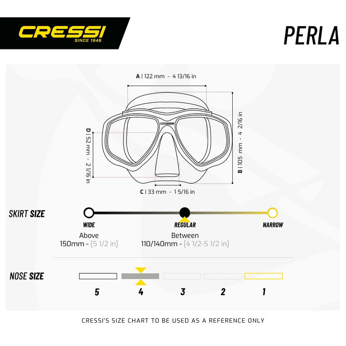 Snorkeling Mask Perla Cressi