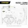 Snorkeling Kit Matrix + Gamma Cressi