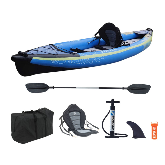 Inflatable Kayak Hawk 310 1 Person Kohala KHS310