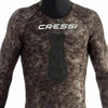 Fishing Wetsuit Top Tracina Ultraspan Man 5mm Camo XL-5 Cressi LE465005