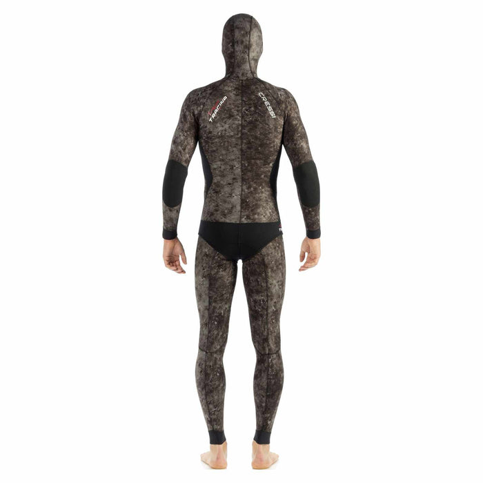 Fishing Wetsuit Top Tracina Ultraspan Man 5mm Camo XL-5 Cressi LE465005