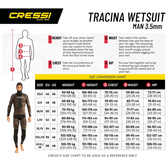 Wetsuit Top for Fishing Tracina Ultraspan Men Cressi