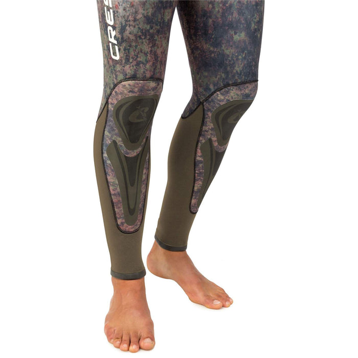 Fishing Wetsuit Bottom Seppia Ultraspan Man 3,5mm Camo S-2 Cressi LE468102