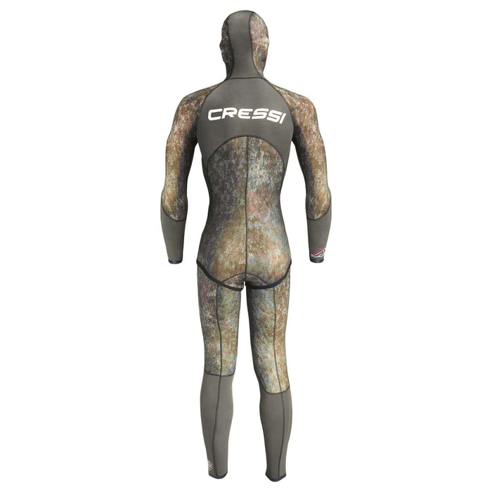 Fishing Wetsuit Bottom Seppia Ultraspan Man 5mm Camo XXL-6 Cressi LE468306