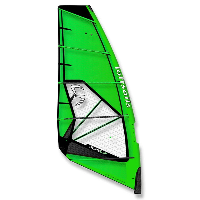 Vela da windsurf Purelip Verde 2024-25 Misura 3.4 Loftsails LS060012040