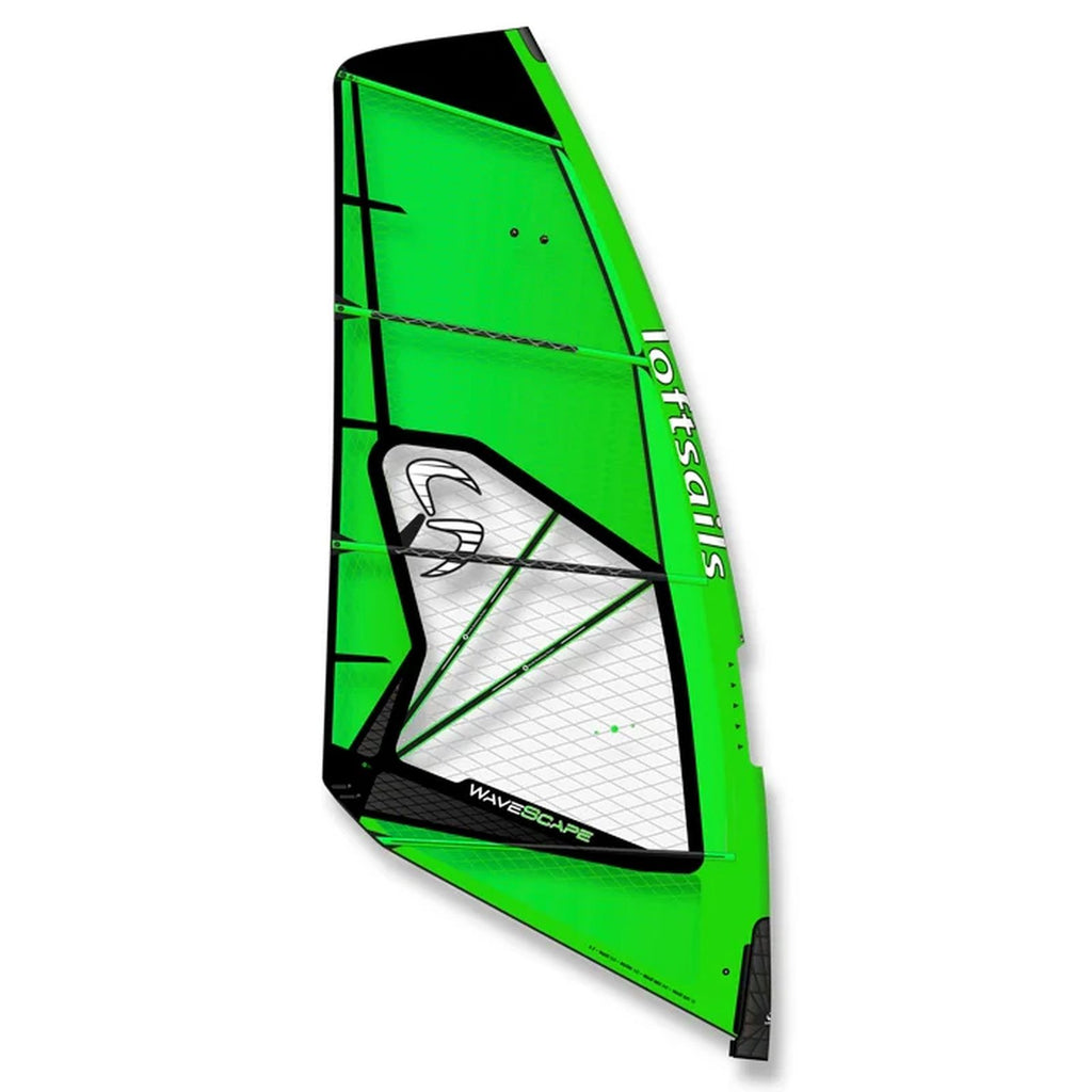 Vela da windsurf Wavescape Verde 2024-25 Misura 4.7 Loftsails LS060012340