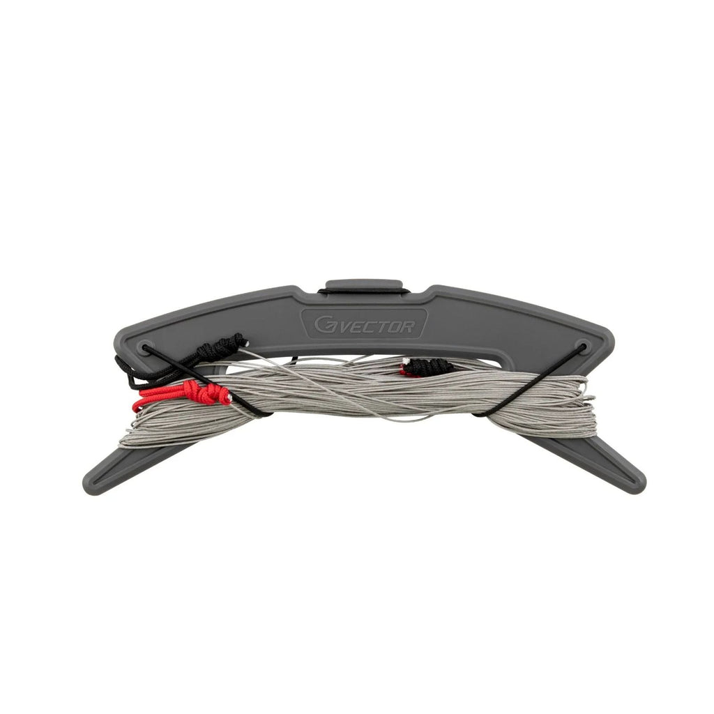 Kolorowe linki latawcowe szare 2x25 m 170 kg Vector LVK25170