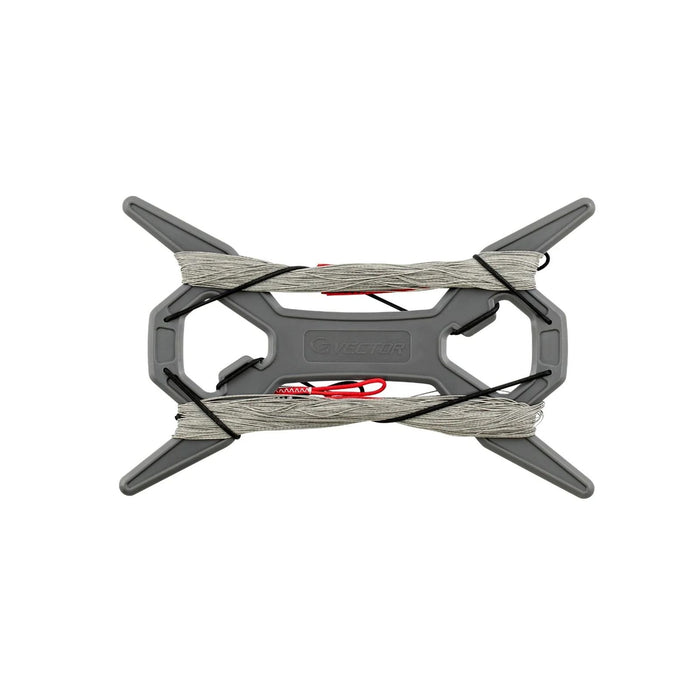 Quad Pro Kitelines Grey 4x20m 50-50kg Vector LVQ20050