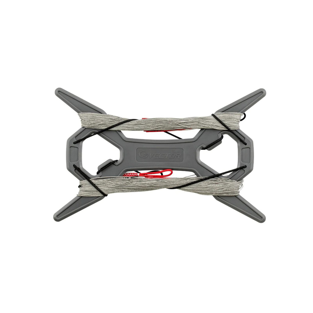 Quad Pro Kiteleinen Grau 4x25m 50-50kg Vector LVQ25050