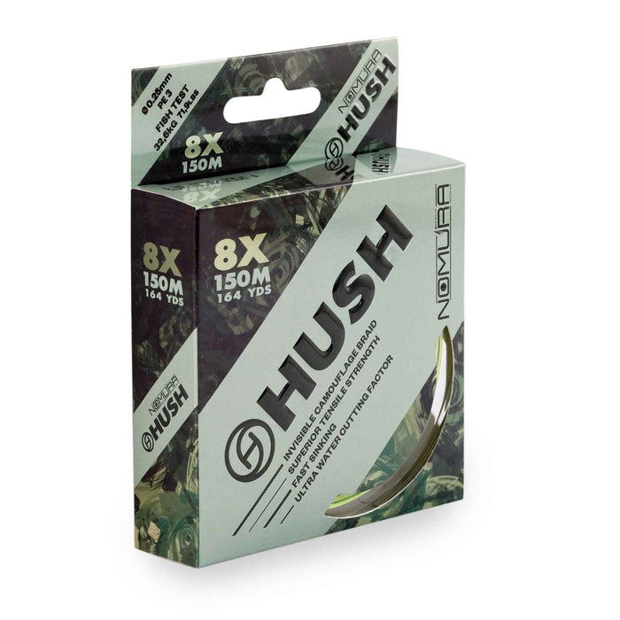 Braid Hush 8X 150m Diameter 0,18 Nomura NM34000018